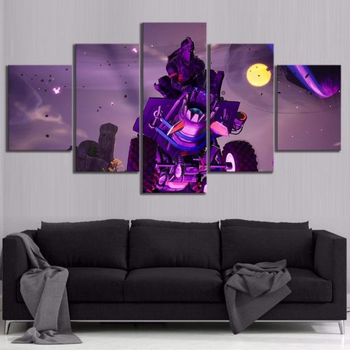 22596-NF Fortnite Black Knight Poster Gaming - 5 Panel Canvas Art Wall Decor