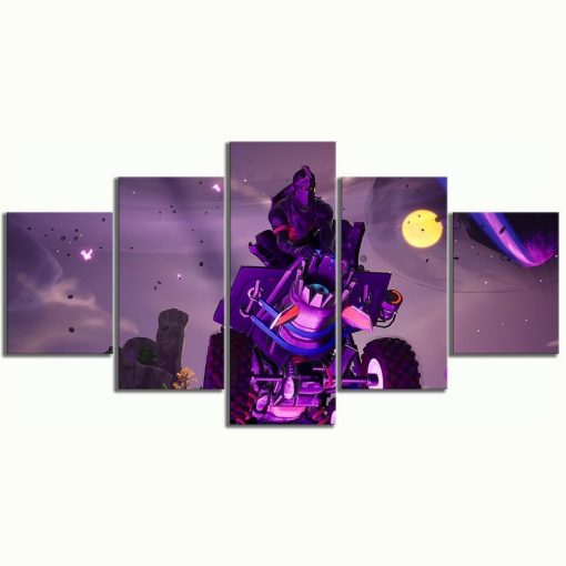 22596-NF Fortnite Black Knight Poster Gaming - 5 Panel Canvas Art Wall Decor