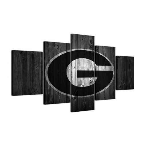 22379-NF Georgia Bulldogs College Football - 5 Panel Canvas Art Wall Decor