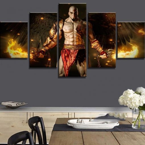 23462-NF God Of War Ascension Kratos Poster 2 Gaming Canvas War Art