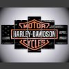 22412-NF Harley Davidson motorcycles Car & Motor - 5 Panel Canvas Art Wall Decor