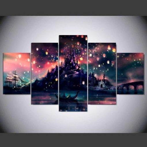 22361-NF Harry Potter Hogwarts Movie - 5 Panel Canvas Art Wall Decor