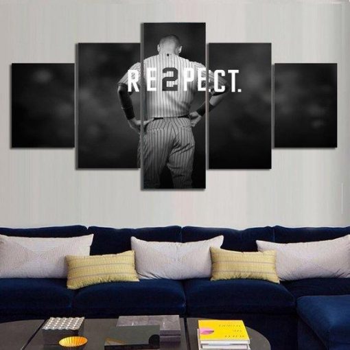 23068-NF Re2Pect New York Yankees Baseball Team Sport - 5 Panel Canvas Art Wall Decor