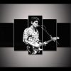 22588-NF John Mayer Singing And Playing Guitar Celebrity - 5 Panel Canvas Art Wall Decor