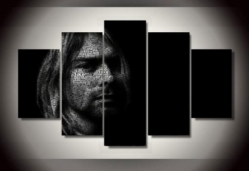 23430-NF Kurt Cobain 3 - 5 Panel Canvas Art Wall Decor