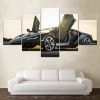 22377-NF Lamborghini Centenario Car & Motor - 5 Panel Canvas Art Wall Decor