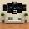 22587-NF Lebron James Sport And Celebrity - 5 Panel Canvas Art Wall Decor