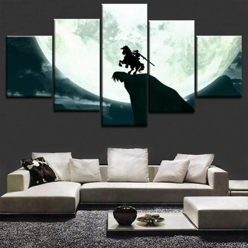 22585-NF Legend Of Zelda Twilight Princess Gaming - 5 Panel Canvas Art Wall Decor