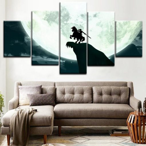 22585-NF Legend Of Zelda Twilight Princess Gaming - 5 Panel Canvas Art Wall Decor