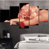 22581-NF Marilyn Monroe Characters Movie - 5 Panel Canvas Art Wall Decor