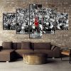 22340-NF Michael Jordan Best Moment Celebrity - 5 Panel Canvas Art Wall Decor