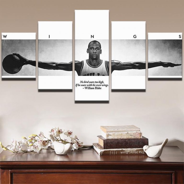 michael jordan wings poster quote