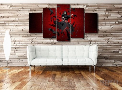 22950-NF Naruto: Uchiha Itachi Anime - 5 Panel Canvas Art Wall Decor