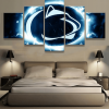 22390-NF Penn State Nittany Lions 2 Sport - 5 Panel Canvas Art Wall Decor