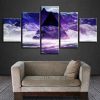 22933-NF Pink Floyd Abstract Nature - 5 Panel Canvas Art Wall Decor
