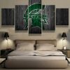 22475-NF Michigan State Spartans Team Sport - 5 Panel Canvas Art Wall Decor