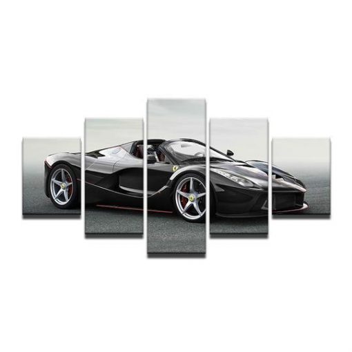 23108-NF Ferrari LaFerrari Aperta Car - 5 Panel Canvas Art Wall Decor