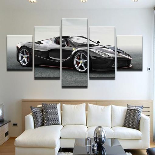 23108-NF Ferrari LaFerrari Aperta Car - 5 Panel Canvas Art Wall Decor