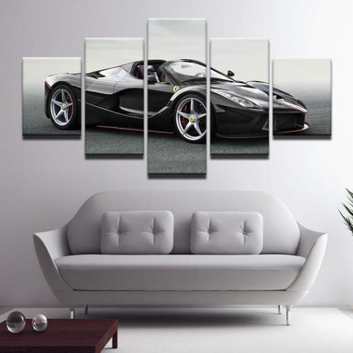 23108-NF Ferrari LaFerrari Aperta Car - 5 Panel Canvas Art Wall Decor