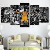 22400-NF Los Angeles Lakers Kobe Bryant Basketball NBA Sport - 5 Panel Canvas Art Wall Decor