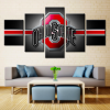 22255-NF Buckeyes Of Ohio State Sport - 5 Panel Canvas Art Wall Decor