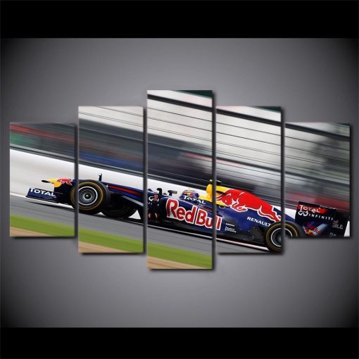 22703-NF Red Bull Formula 1 Sport - 5 Panel Canvas Art Wall Decor