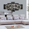 22701-NF San Antonio Spurs NBA Basketball - 5 Panel Canvas Art Wall Decor