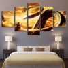 22696-NF Songoku And Shen Long Tam Dragon Ball Z Anime - 5 Panel Canvas Art Wall Decor