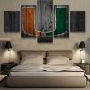 22642-NF Miami Hurricanes 2 Sport - 5 Panel Canvas Art Wall Decor