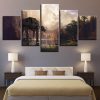 23302-NF Star Wars 6 Movie - 5 Panel Canvas Art Wall Decor