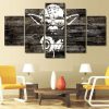 23301-NF Star Wars Dj Yoda Movie - 5 Panel Canvas Art Wall Decor