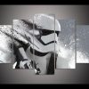 22689-NF Stormtrooper Star Wars Modern Movie - 5 Panel Canvas Art Wall Decor