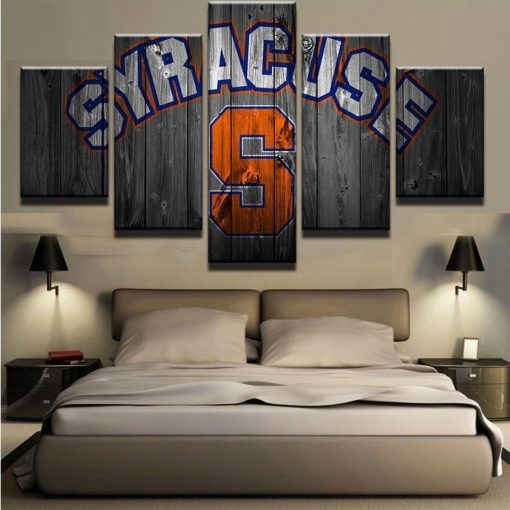 22437-NF Syracuse Orange Logo Sport - 5 Panel Canvas Art Wall Decor