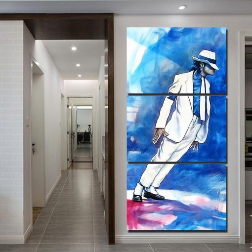 22891-NF The King Of Pop Michael Jackson Celebrity - 5 Panel Canvas Art Wall Decor