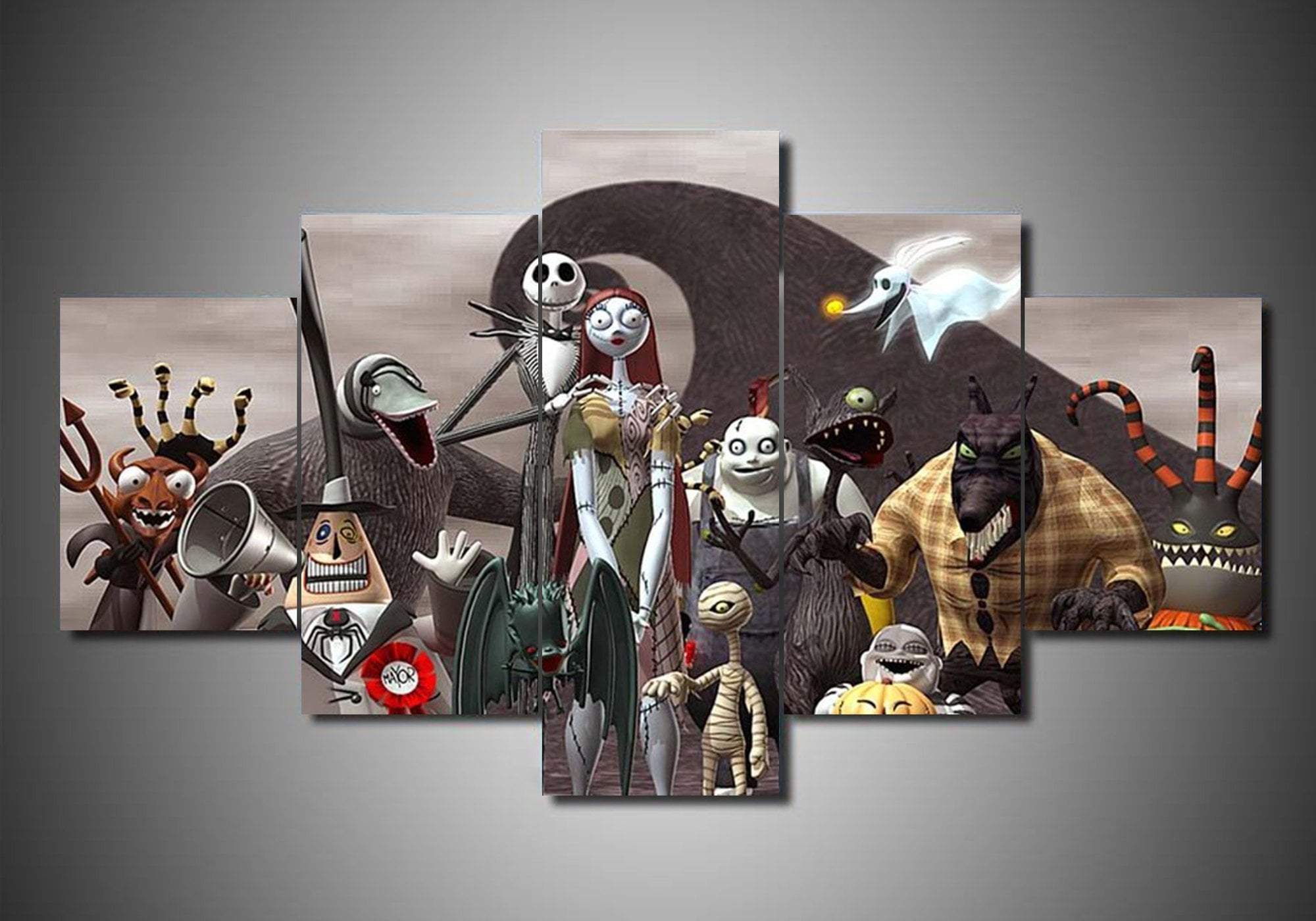Creatice Nightmare Before Christmas Wall Decor for Large Space