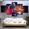 23255-NF Tom Brady Sport Poster Sport - 5 Panel Canvas Art Wall Decor