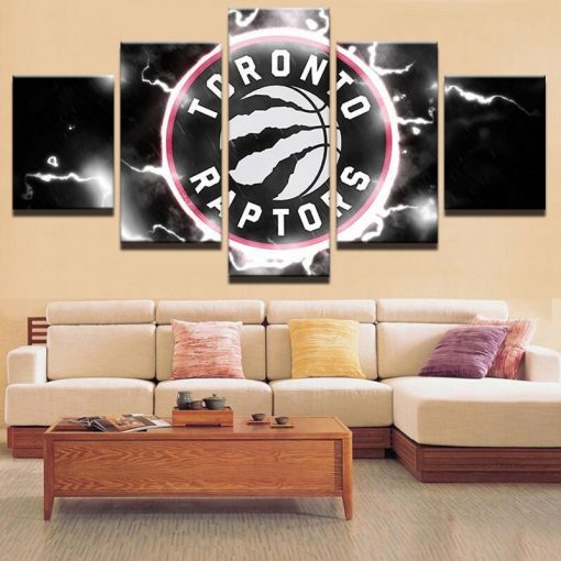 22388-NF Toronto Raptors NBA Basketball - 5 Panel Canvas Art Wall Decor