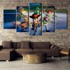 22272-NF Toy Story Characters Cartoon - 5 Panel Canvas Art Wall Decor
