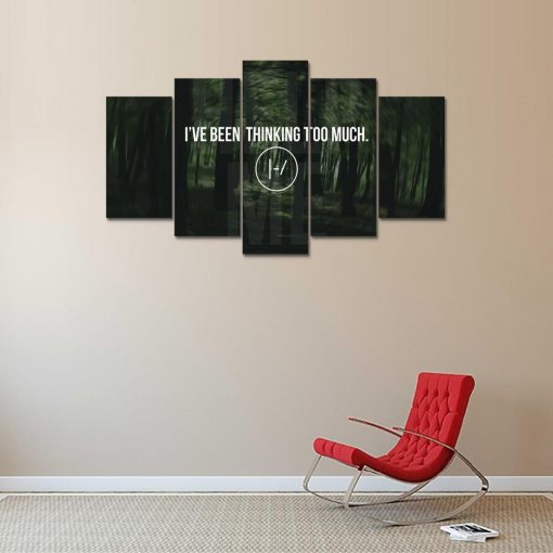 22673-NF Twenty One Pilots 13 Celebrity - 5 Panel Canvas Art Wall Decor