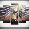 22875-NF Tyrael Poster 1 Diablo III Gaming - 5 Panel Canvas Art Wall Decor