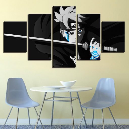 22872-NF Uzumaki Naruto Anime - 5 Panel Canvas Art Wall Decor