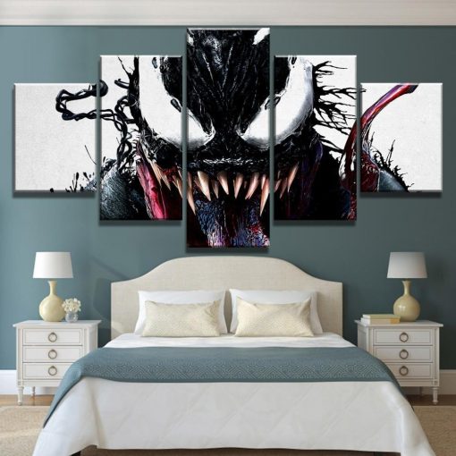 23242-NF Venom 9 Movie - 5 Panel Canvas Art Wall Decor