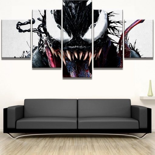 23242-NF Venom 9 Movie - 5 Panel Canvas Art Wall Decor