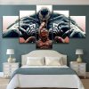 23241-NF Venom vs Spider Man Movie - 5 Panel Canvas Art Wall Decor