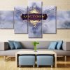 23219-NF LOL League Of Legends Victory Scene Game - 5 Panel Canvas Art Wall Decor
