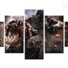 23236-NF Warhammer 40K: Dawn Of War Philippe Boulle Gaming - 5 Panel Canvas Art Wall Decor