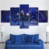 23222-NF Zombies Pictures Shooting Fortnite Gaming - 5 Panel Canvas Art Wall Decor